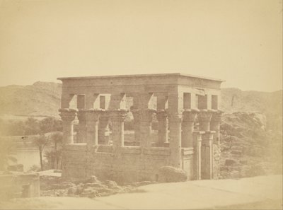 (Kiosk van Trajanus, Philae) door Théodule Devéria